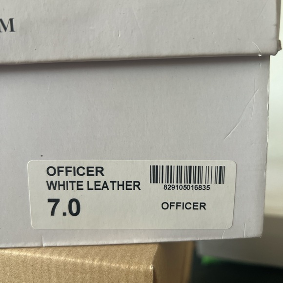 White and black combat boots - Picture 4 of 4